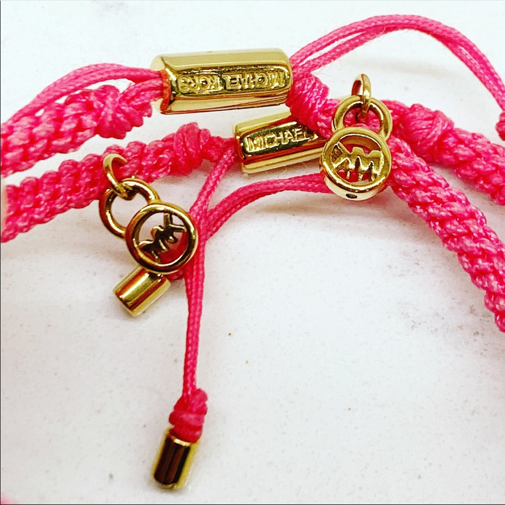 Michael Kors Crystal Macrame Friendship Bracelet - Picture 8 of 10
